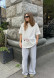 Футболка oversize unisex  "WINE & Wellness" белая 
